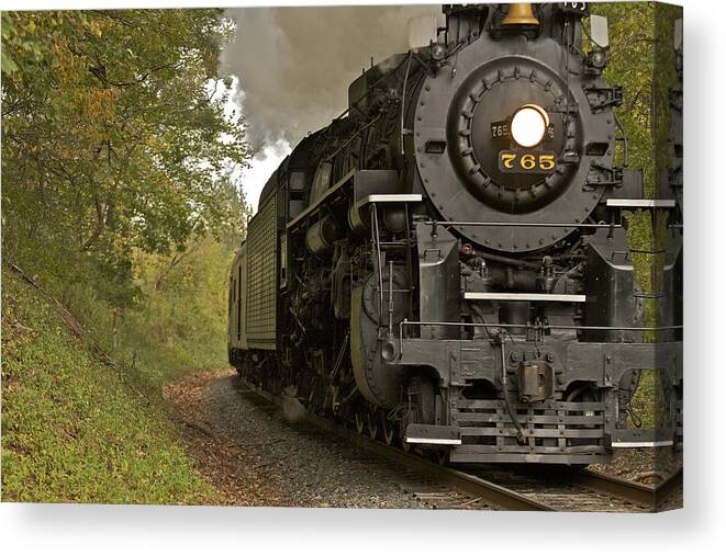 765 Canvas Print featuring the photograph Berkshire 765 by Jack R Perry