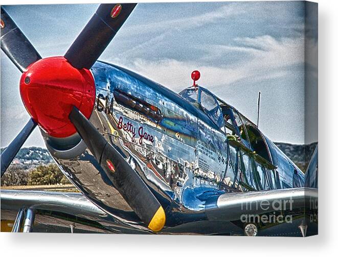 Betty Jane Canvas Print featuring the photograph Betty Jane by Ken Williams