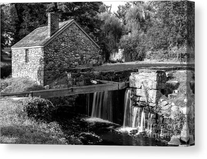 Canal Canvas Print featuring the photograph Canal Shop by Pamela Taylor
