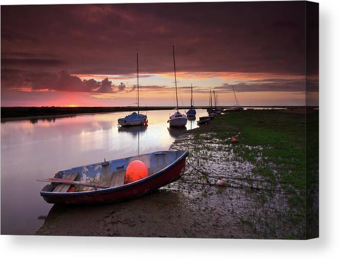 Blakeney North Norfolk Aerial Waterscape Scene Canvas Pictures Wall Art Prints