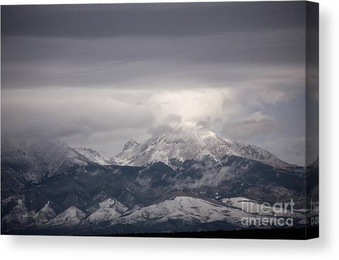 Blanca Canvas Print featuring the photograph Blanca Peak by Timothy Johnson