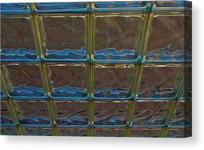 Abstract Canvas Print featuring the photograph Block Study #1 by Britt Runyon