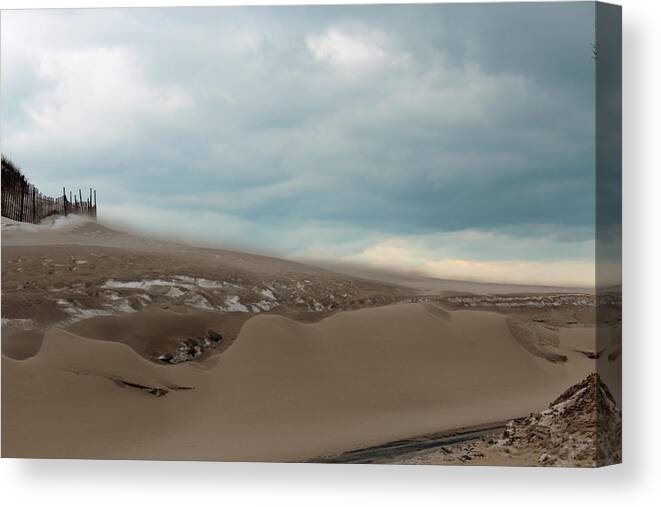 Dunes Canvas Print featuring the photograph Blowing Sand by Jackson Pearson