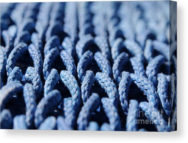 Blue Canvas Print featuring the photograph Blue by Dan Holm