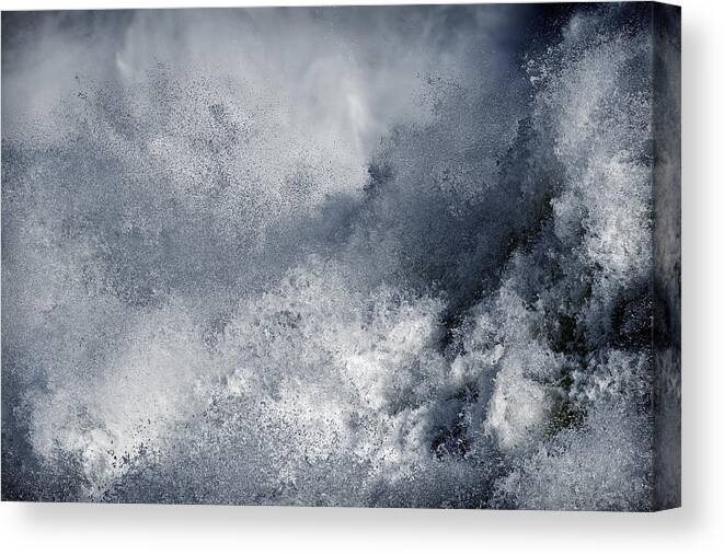 Lincoln Rogers Canvas Print featuring the photograph Blue Poseidon by Lincoln Rogers