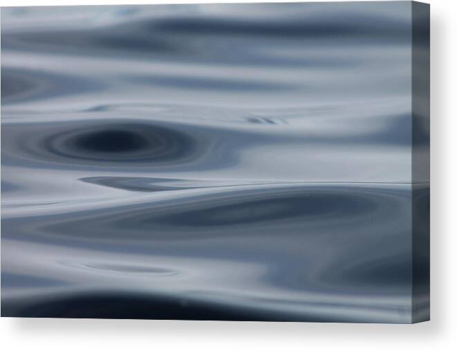 Blue Canvas Print featuring the photograph Blue Swirls by Cathie Douglas