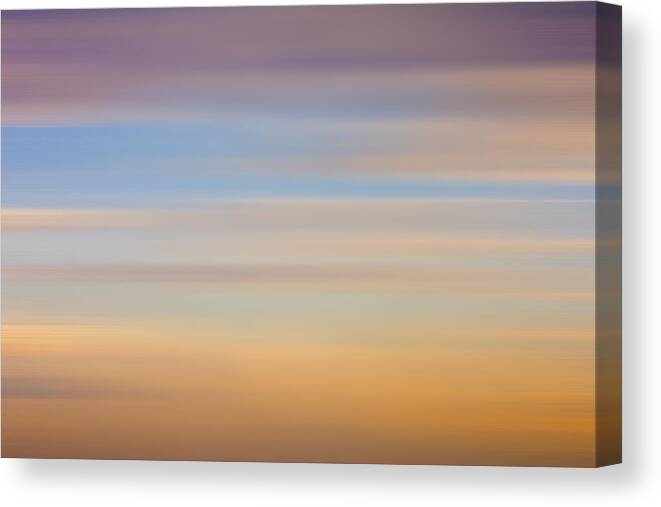 Atmosphere Canvas Print featuring the photograph Blurred sky 8 by John Bartosik