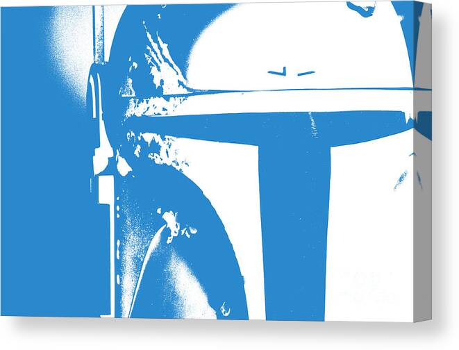 Boba Canvas Print featuring the photograph Boba Fett Helmet 3 by Micah May