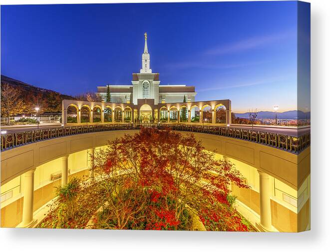 Lds Canvas Print featuring the photograph Bountiful by Dustin LeFevre