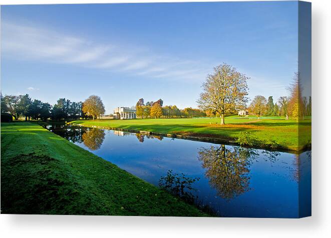 Bowling Gren House Canvas Print featuring the photograph Bowling Green House 2 by Chris Thaxter