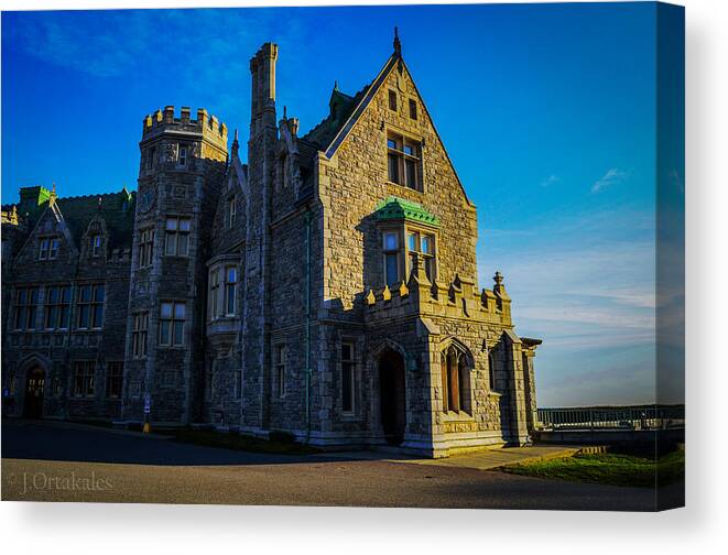 Branford House Canvas Print featuring the photograph Branford House by Jeff Ortakales