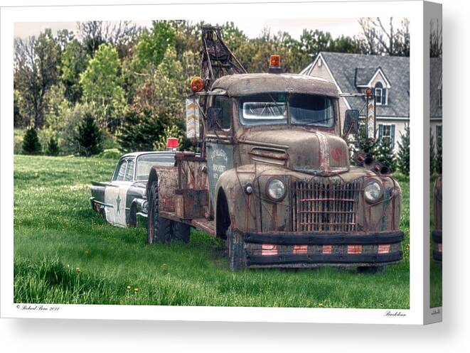 Automobile Canvas Print featuring the photograph Breakdown by Richard Bean