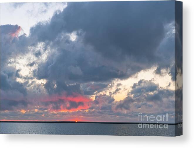 Flicker Explore Canvas Print featuring the photograph Breaking Dawn by Dan Hefle