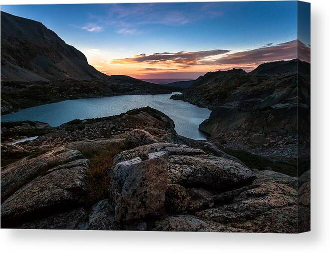 Nature Canvas Print featuring the photograph Breathless Sunrise by Steven Reed