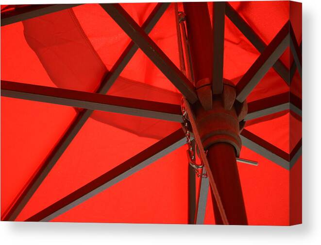 Umbrella Canvas Print featuring the photograph Bumbershoots are Abstracts Too by Antonia Citrino