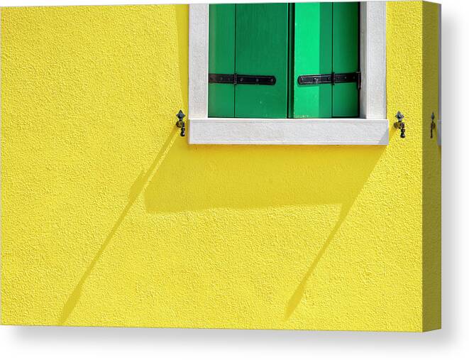 Tranquility Canvas Print featuring the photograph Buranos Fresh Colors | Italy by Stefan Cioata
