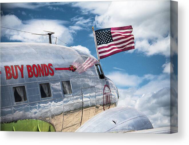 Made In America Canvas Print featuring the photograph Buy Bonds by Steven Bateson