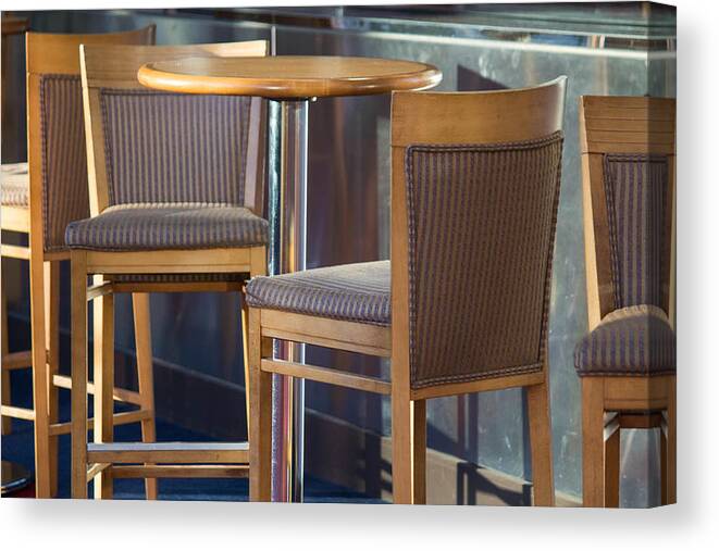 Cafe Canvas Print featuring the photograph Cafe by Patricia Babbitt