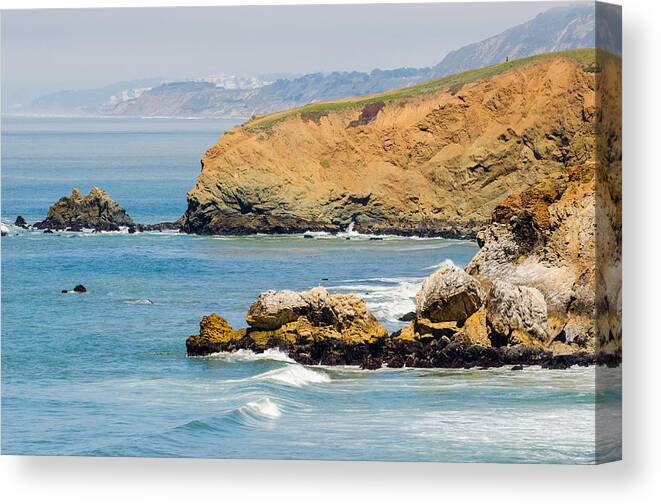 California Canvas Print featuring the photograph California Coast by David Hart
