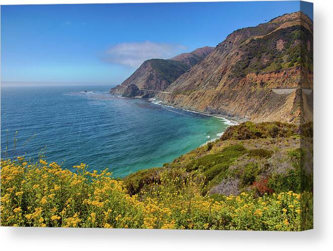 Scenics Canvas Print featuring the photograph California Highway by Mimi Ditchie Photography