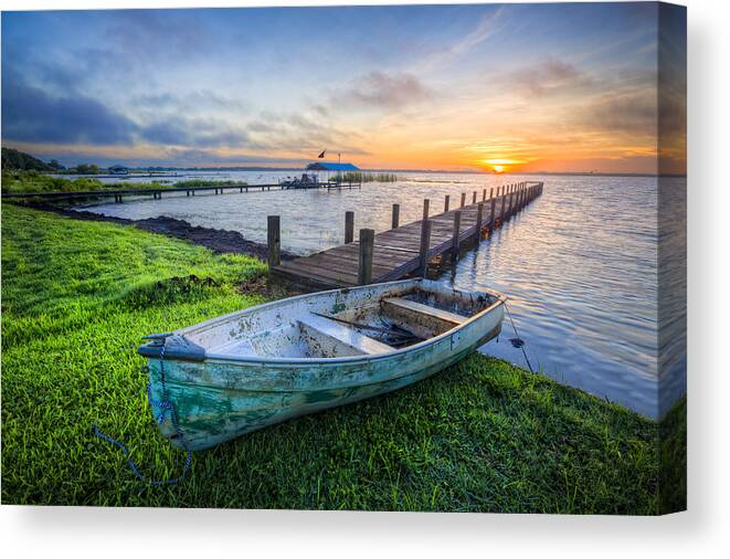 Boats Canvas Print featuring the photograph Calypso by Debra and Dave Vanderlaan