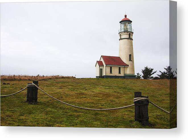 Oregon Canvas Print featuring the photograph Cape Blanco Lighthouse by Mark Kiver