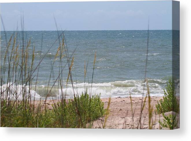 Cape Lookout National Seashore Canvas Print featuring the photograph Cape Lookout National Seashore 2 by Cathy Lindsey