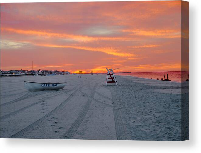 Cape Canvas Print featuring the photograph Cape May Seascape by Bill Cannon