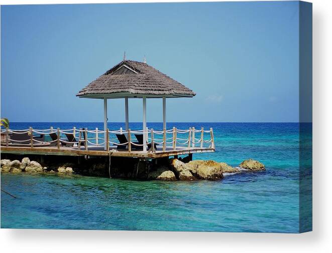 Tropical Canvas Print featuring the photograph Caribbean Breeze by Randy Pollard