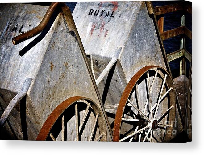 Carts Canvas Print featuring the photograph Carts Before the Catch by Sherry Davis