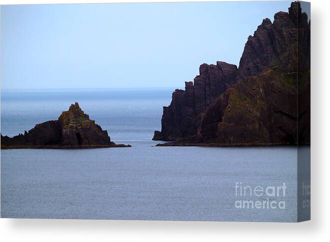 Ireland Photography Canvas Print featuring the photograph Castles in the Sea by Patricia Griffin Brett