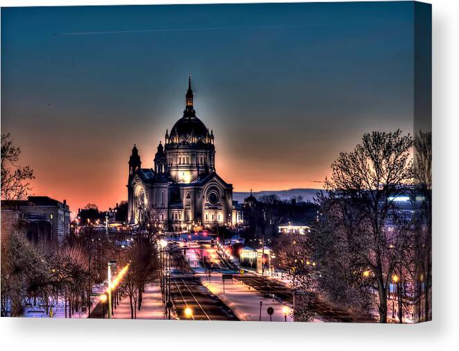 Mn Church Canvas Print featuring the photograph Cathedral Of Saint Paul by Amanda Stadther