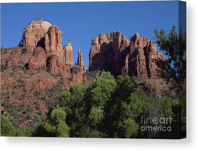 Cathedral Rock Canvas Print featuring the photograph Cathedral Rock by Ivete Basso Photography