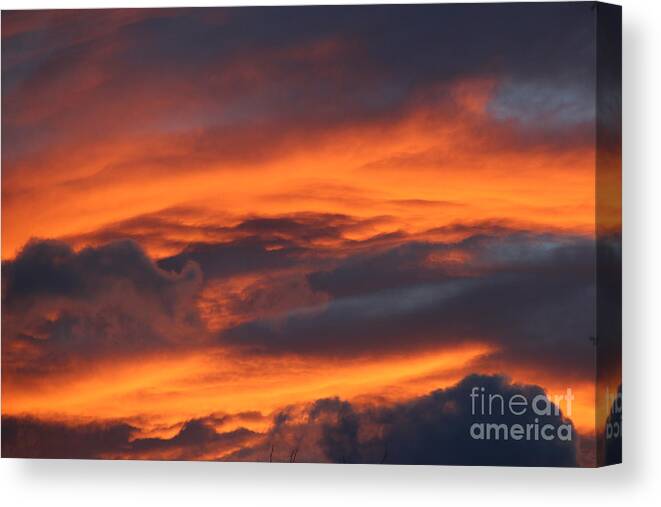 Colorado Skies Canvas Print featuring the photograph CC7 by Jon Burch Photography
