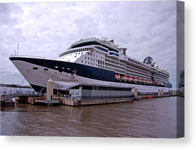 Cruise Canvas Print featuring the photograph Celebrity Cruise Infinity by Paul Scoullar