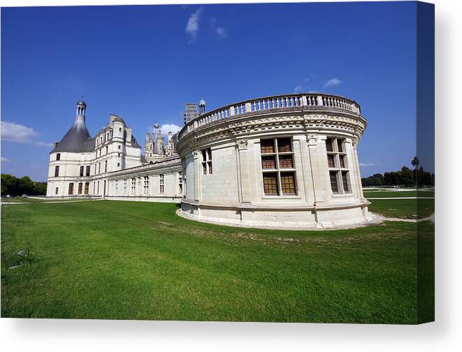 Ages Canvas Print featuring the photograph Chambord castle by Ioan Panaite