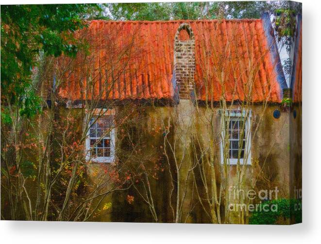 Charleston Canvas Print featuring the photograph Charleston Carriage House by Dale Powell