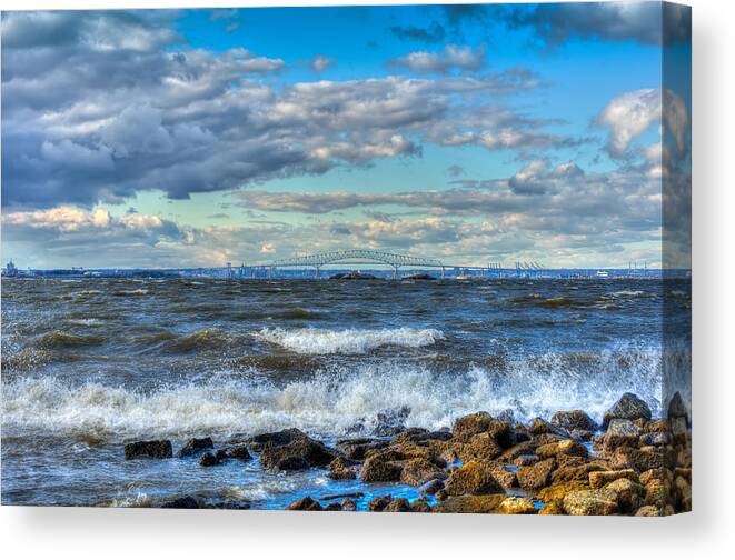 Chesapeake Bay Canvas Print featuring the photograph Chesapeake Winds by Patrick Wolf