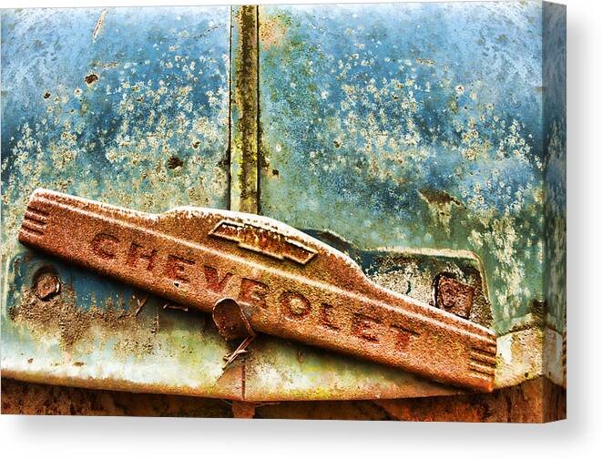 Nostalgic Photography And Art Canvas Print featuring the photograph Chevrolet by Steven Michael
