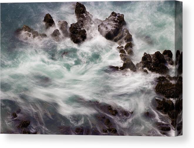 Background Canvas Print featuring the photograph Chimerical Ocean by Heidi Smith