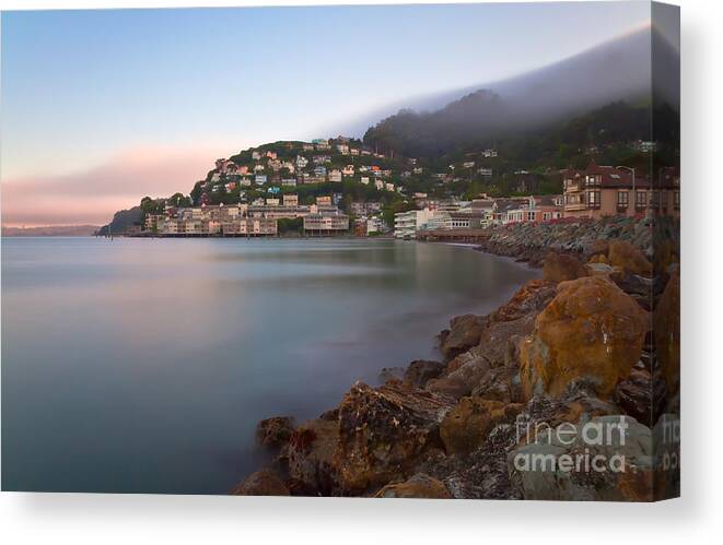 City Canvas Print featuring the photograph City By the Sea by Jonathan Nguyen