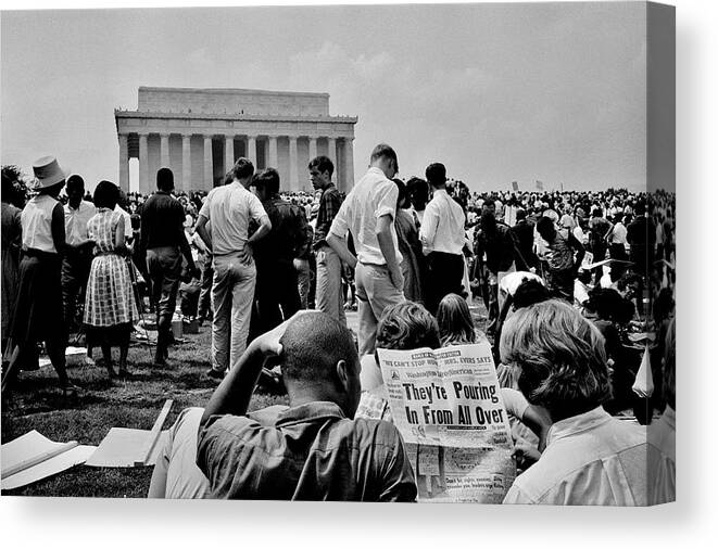 Occupy Canvas Print featuring the photograph Civil Rights Occupiers by Benjamin Yeager