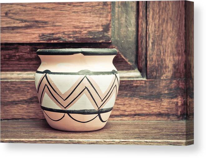 Africa Canvas Print featuring the photograph Clay pot by Tom Gowanlock