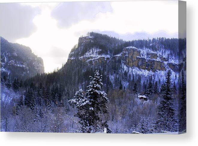 Black Hills Canvas Print featuring the photograph Clearing Storm by Richard Stedman