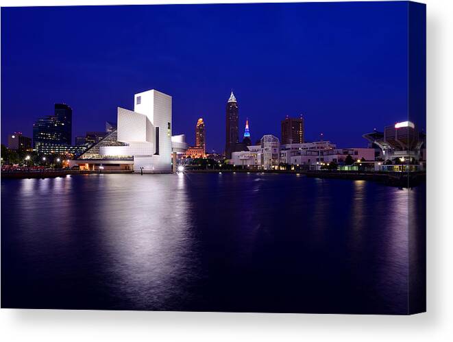 Cleveland Canvas Print featuring the photograph Cleveland North Shore by Clint Buhler