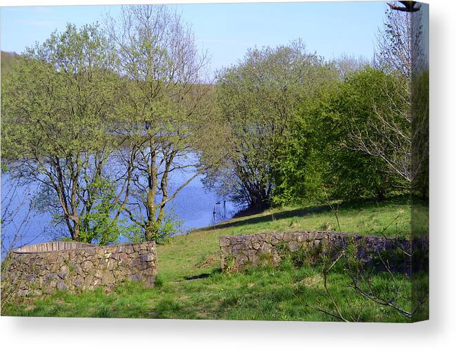 Landscape Canvas Print featuring the photograph Clifton Country Park by Ryan Wilde