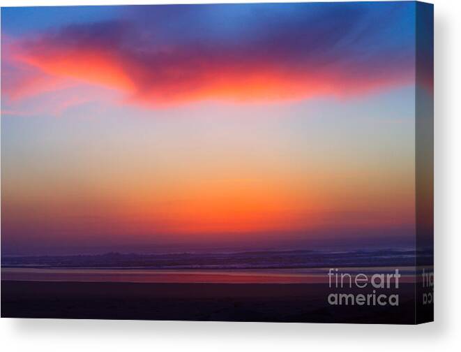 Landscape Canvas Print featuring the photograph Cloud Hold The Sun by Adria Trail
