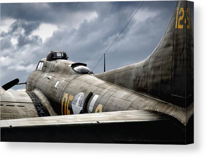 2012 Canvas Print featuring the photograph Clouds of War by Chris Buff