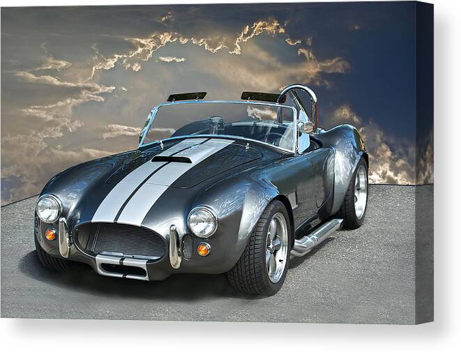 Auto Canvas Print featuring the photograph Cobra in the Clouds by Dave Koontz
