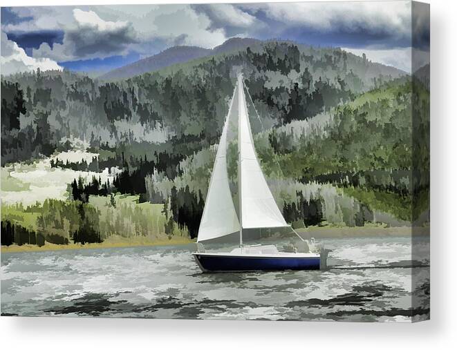 Frisco Canvas Print featuring the photograph Colorado by Wind by Jerry Nettik